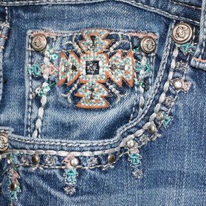 Grace In L.A. Womans Western Easy FIt Size 32 Inseam 32